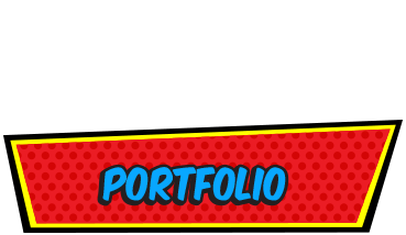 portfolio comic book button
